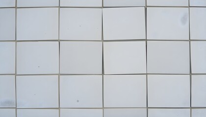 white tiles background