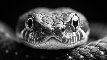 Fototapeta premium the original sin close up of the snake