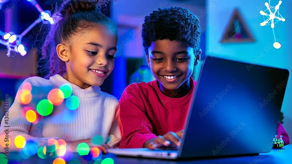 Aufkleber inspiring young minds with hands-on stem education in coding and robotics.