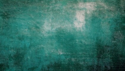 Fototapeta premium textured emerald green grunge background with rough canvas pattern, abstract vintage backdrop for design, web, print, or art