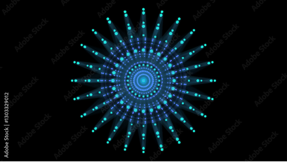Poster blue sphere consisting of points and lines. modern wireframe elements. technology grid sphere. vecto