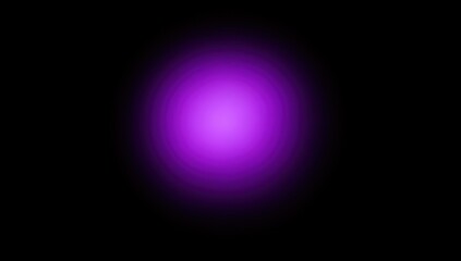 A glowing purple orb emanating light against a black background, creating a soft, ethereal effect.