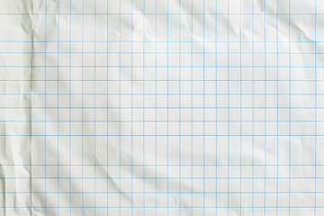 High-resolution white checkered graph paper with copy space