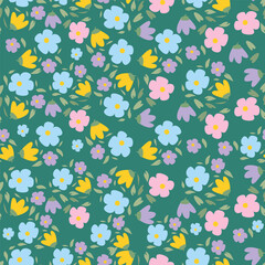 cute flower pattern image for fabric textile or wall decoration