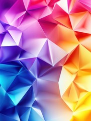 Fototapeta premium Abstract colorful geometric background with intersecting lines and vibrant hues.