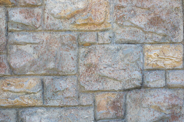 stone masonry wall close up texture background