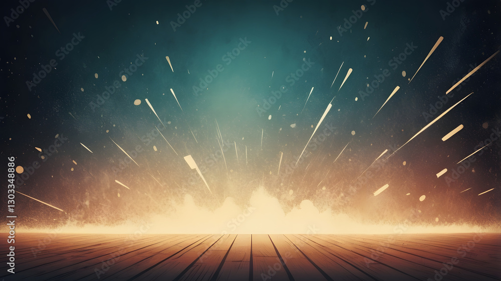 Poster abstract burst of light: a mesmerizing digital rendering that captures a dramatic explosion of light