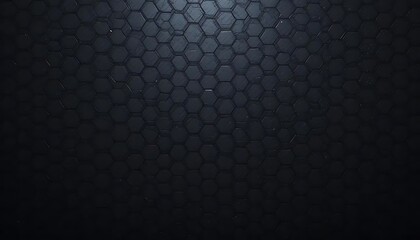 Hexagon abstract pattern on black background