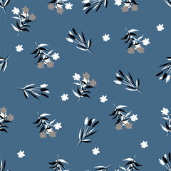 cute flower pattern image for fabric textile or wall decoration