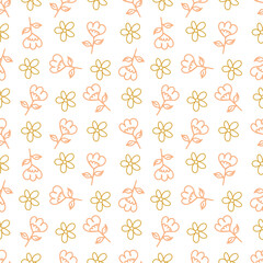 cute flower pattern image for fabric textile or wall decoration