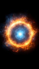 Fototapeta premium Cosmic Ring of Fire and Ice
