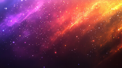 Fototapeta premium A vibrant holographic solar flare bursts through a cosmic display, symbolizing the intersection of futuristic technology and natural energy, capturing the awe-inspiring force of the universe's power. 