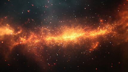 Fototapeta premium A powerful lightning strike with sparks illuminates the sky, symbolizing danger, energy, and nature's raw power in a dramatic, modern scene of a thunderbolt