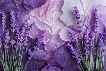 Lavender Abstract Background and Texture for Event Invitations and Stationery Design