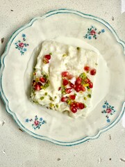 Turkish Traditional Ramadan Dessert Gullac