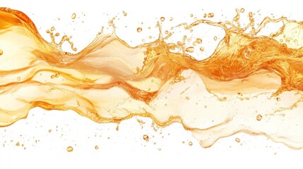 Orange Juice Splash: A Vibrant Burst of Refreshment