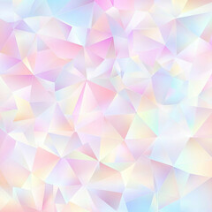 Obraz premium A seamless polygonal abstract background with low-poly aesthetics, soft pastel gradients, high-definition vector file, perfect for web and app UI. 