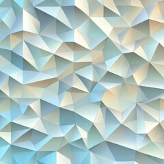 Obraz premium A seamless polygonal abstract background with low-poly aesthetics, soft pastel gradients, high-definition vector file, perfect for web and app UI. 