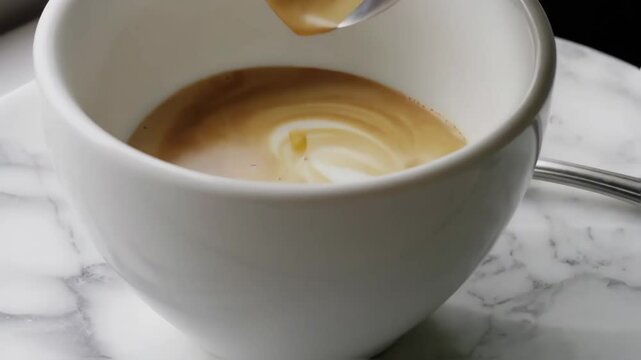 Espresso coffee preparation highlights brewing techniques and flavor development in an urban cafe setting during the afternoon