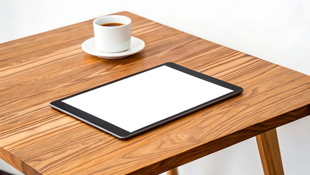 Tablet Mockup on Sunny Table