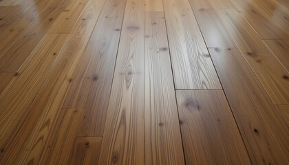 Close Up View Of Light Brown Wood Flooring