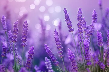 Naklejka premium Calming Lavender Gradient Background for Digital Art and Wallpaper Designs