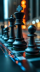 City Night Chess Strategy