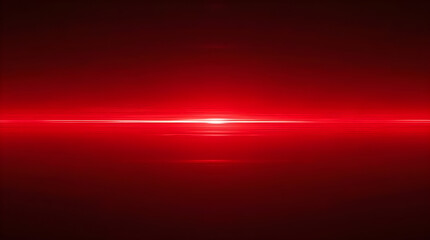 Red Light Streak Dark Background Abstract Lens Flare Minimalist