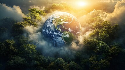 eco sustainability conference with experts discussing environmental solutions nature conservation renewable energy pollution control and technology for climate impact and future sustainability