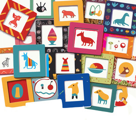 frame vector clipart shows many frames used for painting wallpaper designing in shirts mugs hoodies