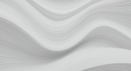 Obraz premium abstract waves, smooth curves, minimalist design, monochrome, grayscale, soft textures, flowing lines, subtle shadows, organic shapes, clean aesthetic, high contrast, elegant simplicity, fluid motion,