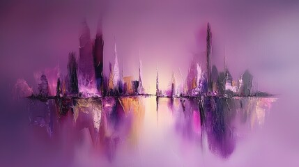 Fototapeta premium Abstract purple hues blending smoothly with a refined, artistic texture.