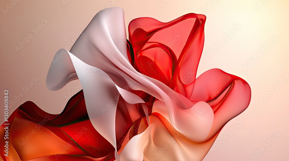 Aufkleber abstract red gradient with smooth transitions and a rich, luxurious feel.