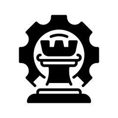 Strategic Thinking line icon. Universal creative premium symbol. Vector sign icon logo template. Vector illustration