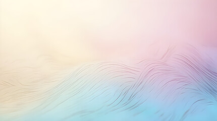 Dreamy Soft Pastel Abstract Background Featuring Gentle Flowing Lines and Smooth Subtle Texture in Yellow Pink Blue Purple Gradient Colors Perfect for Design