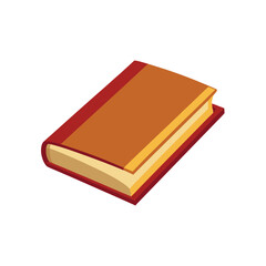Blank Hardcover Book Vector Illustration - Cartoon, Clipart & Line Art Design.eps