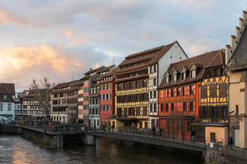 Blick von der Pont-Saint-Martin. La Petite France, Strasbourg