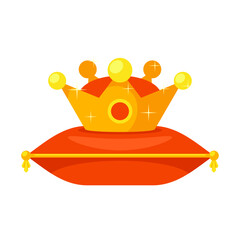 crown on pillow
