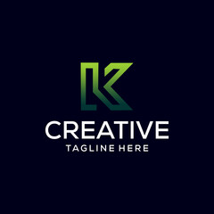 letter K business logo design