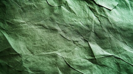 Close-up of a green, textured paper.
