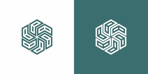 b abstract logo