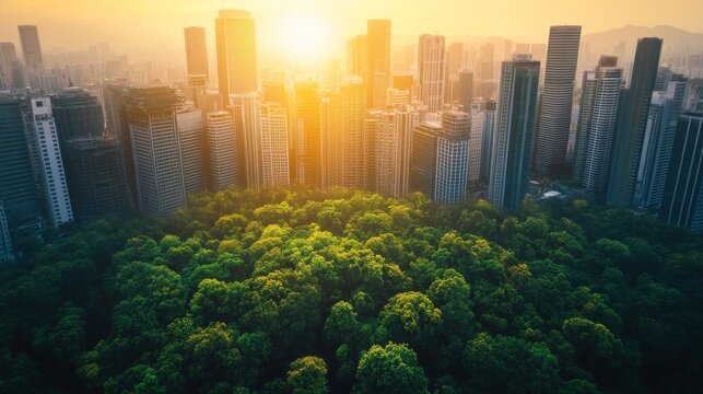 Green city technology helps us meet environmental goals.
