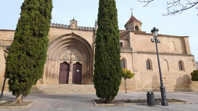 Church of San Pablo in the monumental city of Ubeda, Andalusia, Spain.