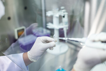 Pcr testing procedure in a modern laboratory scientific research environment focused view innovative techniques