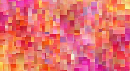 Abstract geometric pattern of squares, vibrant colors.  Use Background image