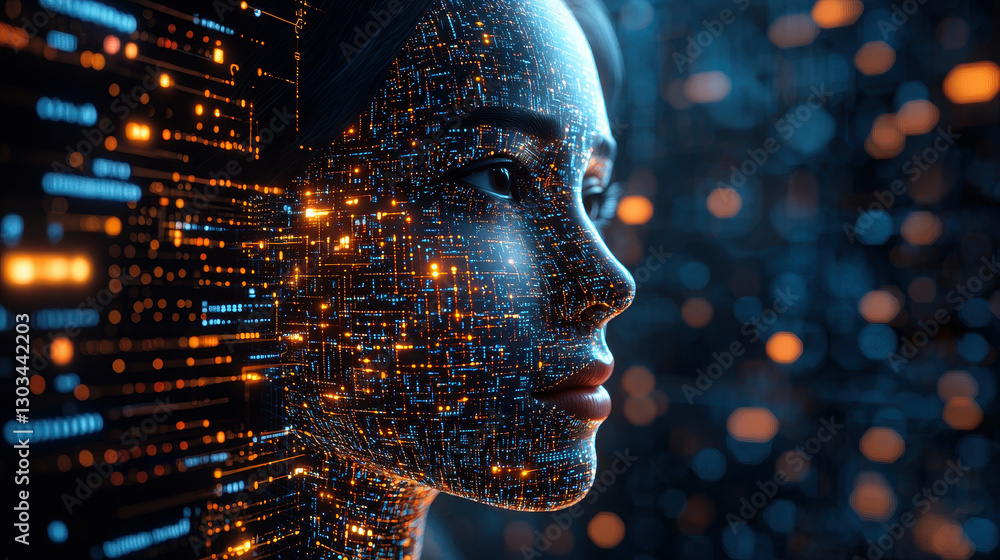 Poster cutting-edge ai system analyzes and detects deepfake videos and manipulated content for enhanced cyb