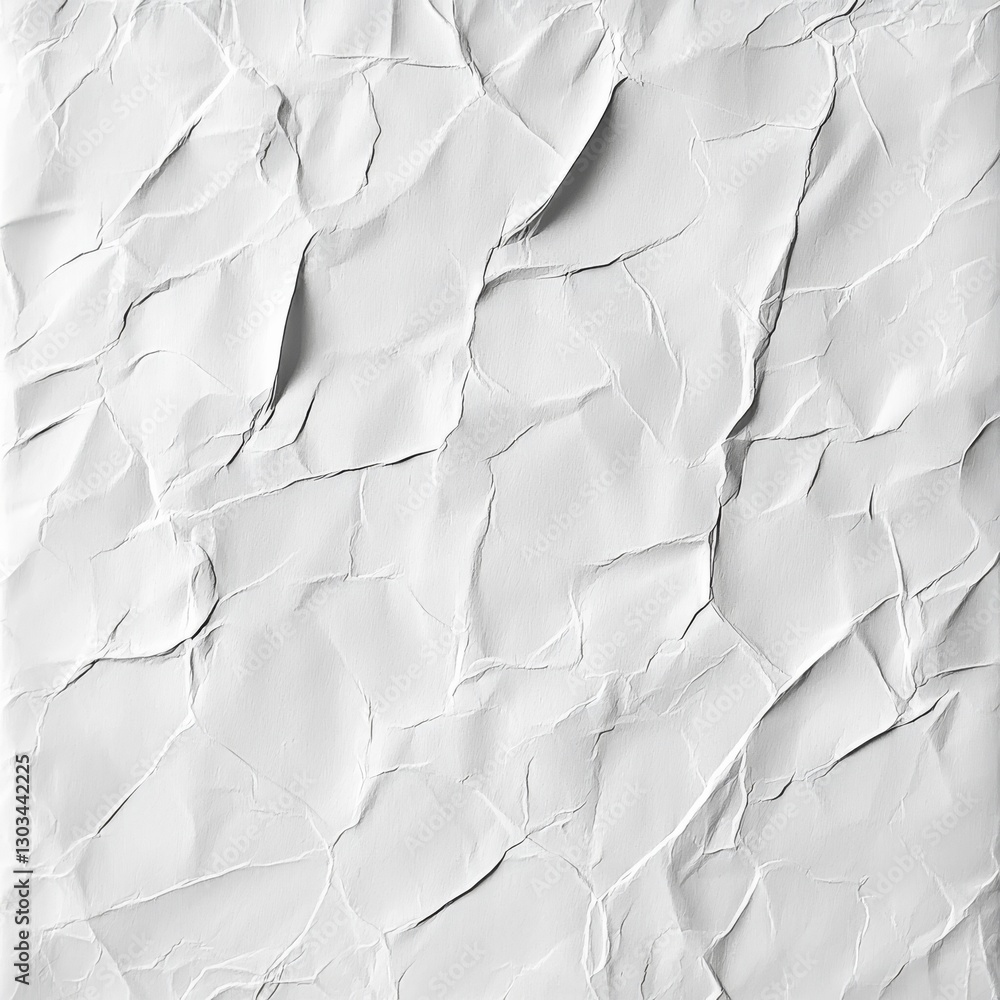 Poster abstract wrinkled white paper texture: a versatile background for design and creative projects with 