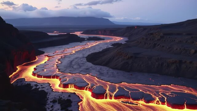 Volcanic landscapes exhibit raw and powerful beauty of rugged terrain lava flows and awe-inspiring forces of nature that shape these areas