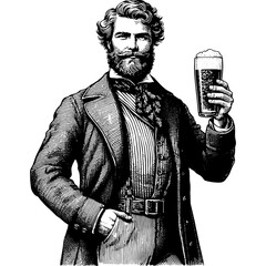Man Holding Glass Of Beer