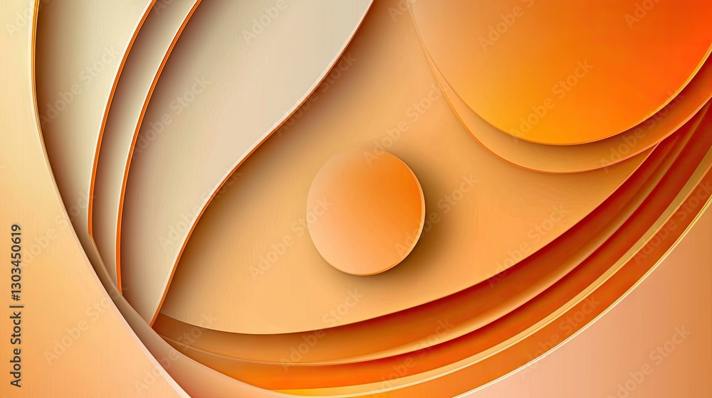 Poster elegant abstract orange gradient with soft transitions and a refined texture.